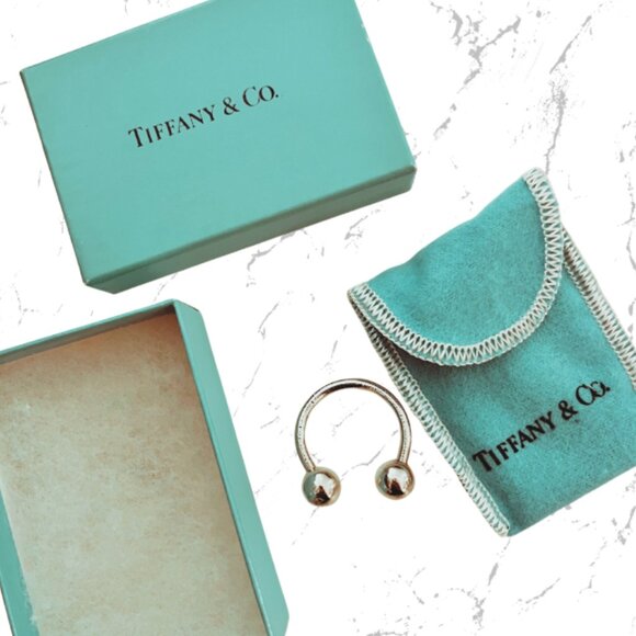 Vintage Tiffany & Co. Key Ring, Sterling Silver Tiffany With Box - Picture 2 of 4
